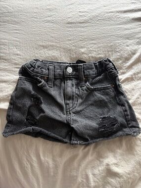 Old Navy Kids Distressed Denim Shorts - Charcoal